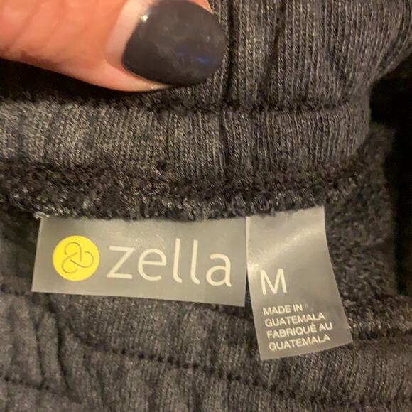 Zella Gray Dip Dye Drawstring Straight Leg Joggers Pants New with tag W-437 Sz M - Picture 7 of 7